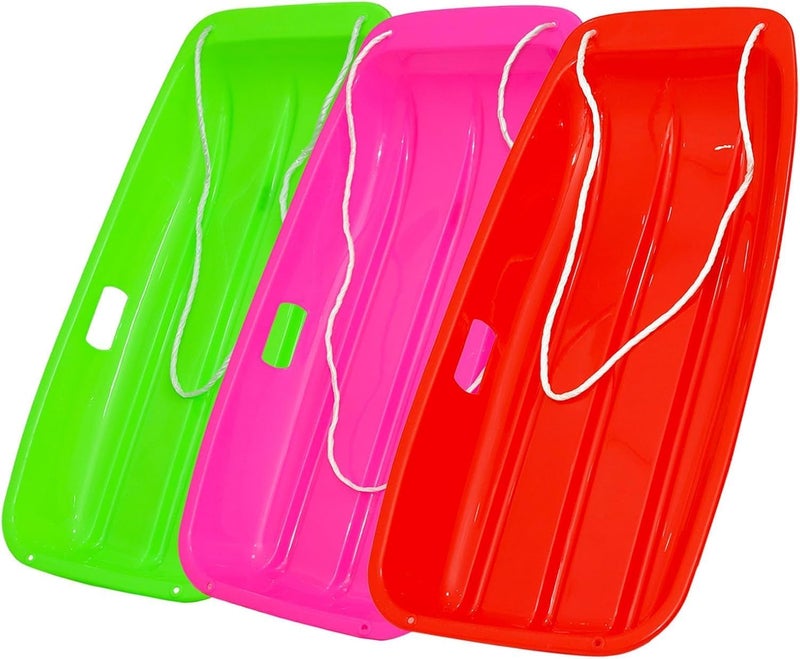 LIBERATECH 2-Person Sled for| 35" All-Season Toboggan | Reinforced Structure | High Weight Capacity | for Snow, Beach & Park - Image 1